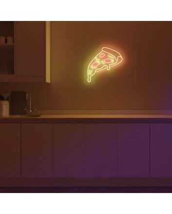 Pizza Neon Sign for Pizzerias and Dining Areas