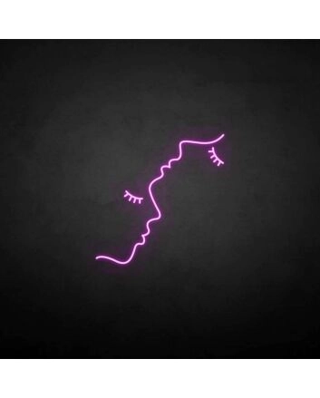 &#39;Faces&#39; neon sign