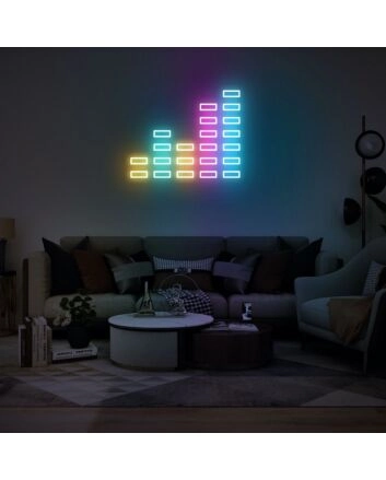 Music Volume Neon Sign for Music Lovers and Fun Spaces