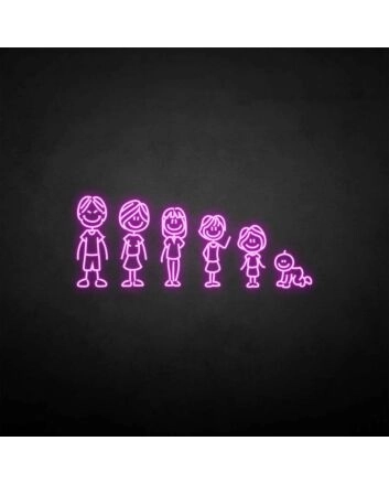 Family neon sign