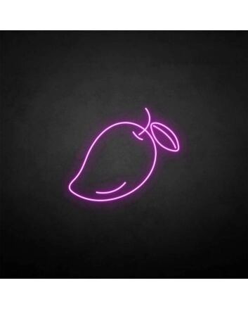 &#39;Mango&#39; neon sign