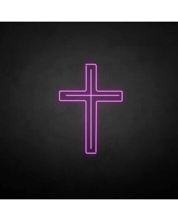 &#39;Crucifix&#39; neon sign