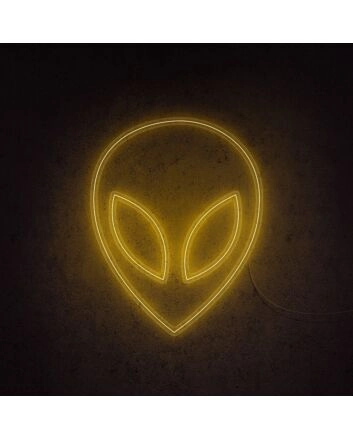 Alien Head Neon Sign adds whimsy to kids' rooms