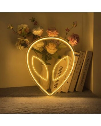 Alien Head Neon Sign adds whimsy to kids' rooms