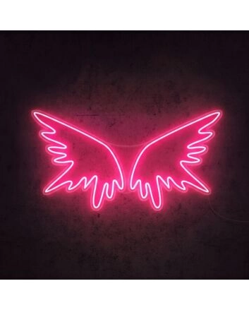Angel Wings Neon Sign adds a heavenly touch to any room