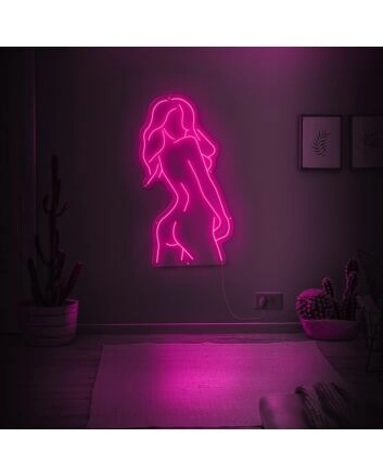 Beauty Pose Neon Sign adds elegance to beauty studios