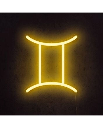 Gemini Horoscope Neon Sign for zodiac enthusiasts