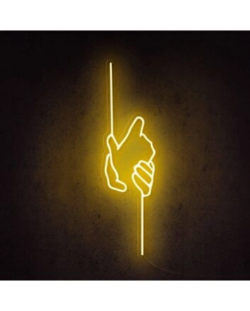Holding On Neon Sign for encouraging and supportive spaces