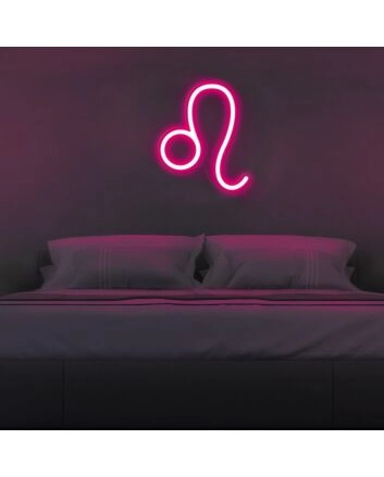 Leo Horoscope Neon Sign V2 for zodiac-themed decor