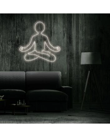Meditate Neon Sign perfect for yoga and meditation rooms