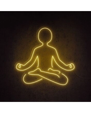 Meditate Neon Sign perfect for yoga and meditation rooms