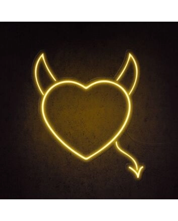 Naughty Love Neon Sign for bold and playful settings