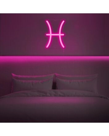 Pisces Horoscope Neon Sign for zodiac-themed decor