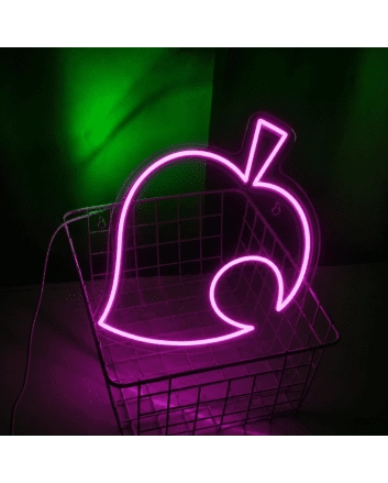 &#39;Leaf&#39; neon sign