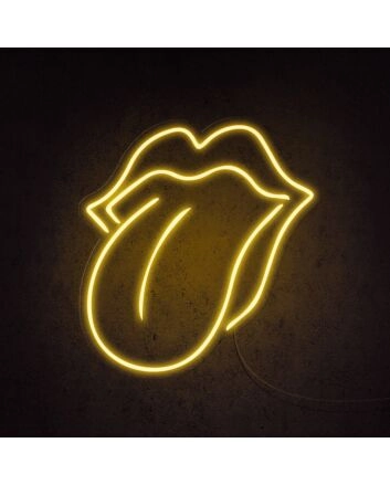 Wild Mouth Art Piece Neon Sign for bold and artistic settings