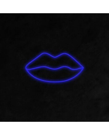 Lips Neon Sign adds a bold statement to any room