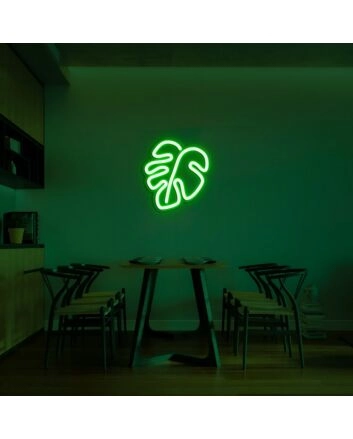 Leaf Neon Sign adds a natural touch to any space