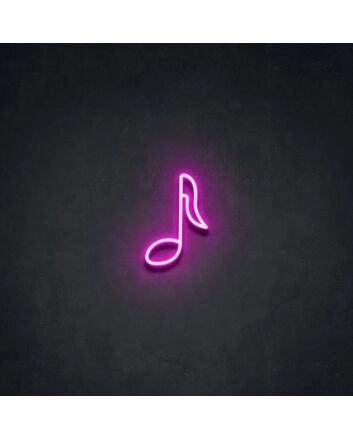 Note Neon Sign perfect for music lovers