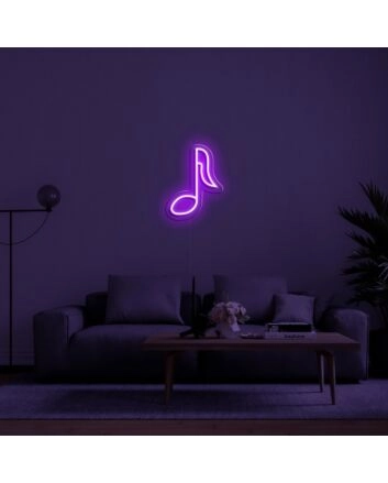 Note Neon Sign perfect for music lovers