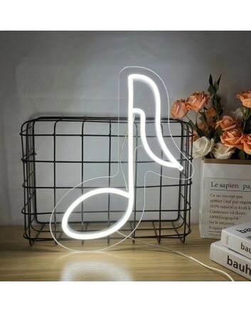 Note Neon Sign perfect for music lovers