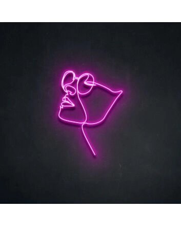 Four Eyes Neon Sign for Quirky Decor