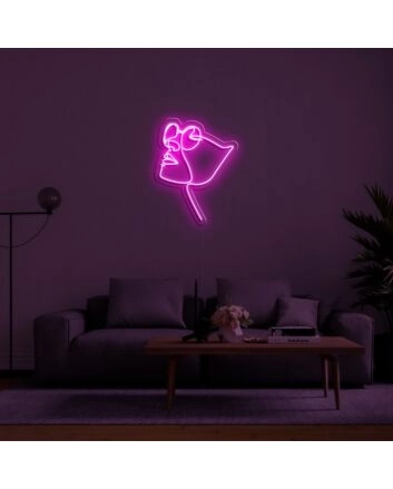 Four Eyes Neon Sign for Quirky Decor