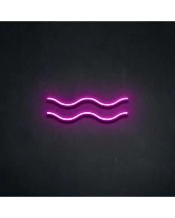 Aquarius Neon Sign for Zodiac Lovers