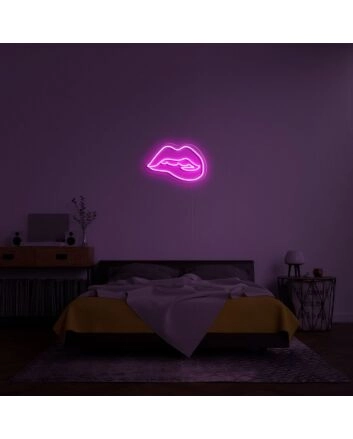Lips Neon Sign for Artistic Decor