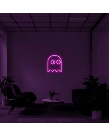 Ghost 2 Neon Sign for Halloween Decor