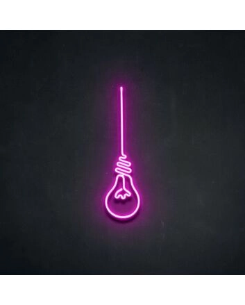 Lightbulb Moment Neon Sign for Creative Spaces