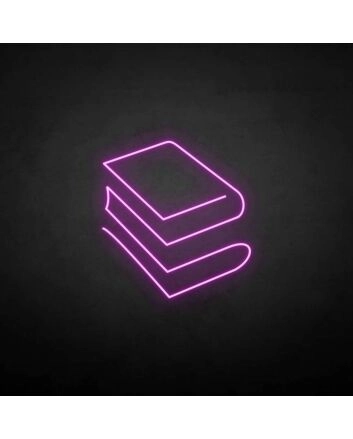 &#39;Book&#39; neon sign