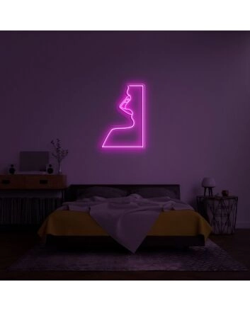 Breathing Neon Sign for Yoga Rooms