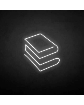 &#39;Book&#39; neon sign