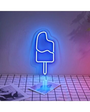 Neon Popsicle Neon Sign for Summer Themed Decor