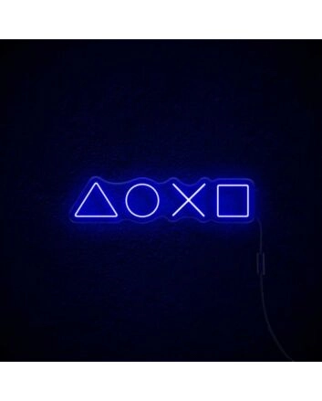 Playstation Neon Sign for Gamers