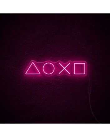 Playstation Neon Sign for Gamers