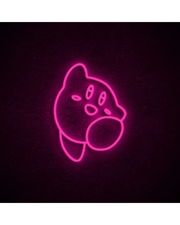 Kirby Neon Sign for Playful Decor