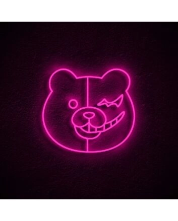 Monokuma Neon Sign for Danganronpa Fans