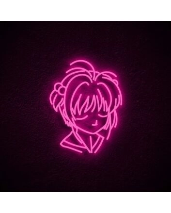 Sakura Kinomoto Neon Sign for Anime Lovers