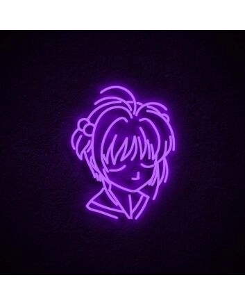 Sakura Kinomoto Neon Sign for Anime Lovers