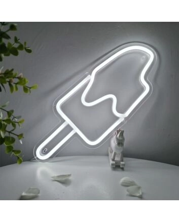Popsicle Neon Sign for Summer and Fun Decor