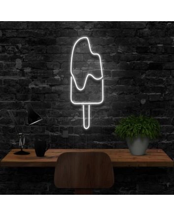 Popsicle Neon Sign for Summer and Fun Decor