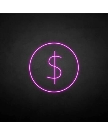 Dollar&#39; neon sign