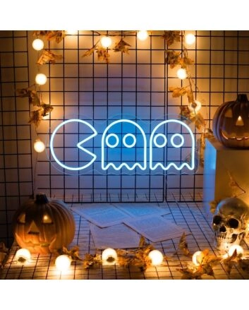 Chasing Ghosts Neon Sign for Playful and Bold Decor