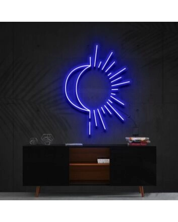 Sunshine Moonshine Neon Sign for Whimsical and Playful Decor