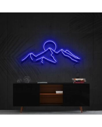 Desert Sunset Neon Sign for Nature and Desert Themed Spaces