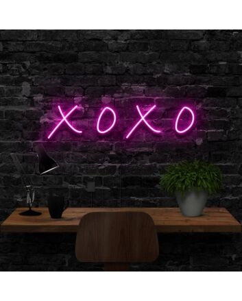Xoxo Neon Sign for Romantic Settings
