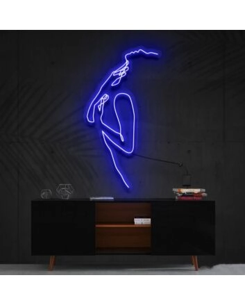 A Minimalist Touch Neon Sign for Modern Decor