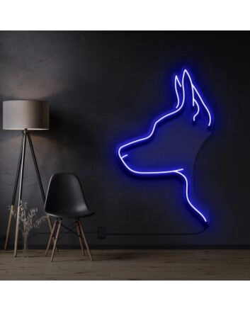 Kelpie Dog Neon Sign for Pet Lovers