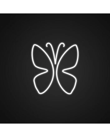 Butterfly Custom Neon Sign V2 for Nature and Kids Rooms